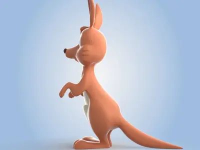 Kangaroo 3D model purchase