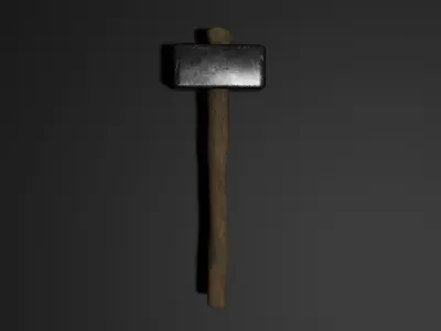 Survival Tool Kit - Hammer Axe and Pickaxe 3D model