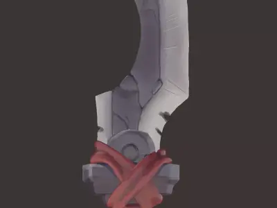 Stelezed sword Free low-poly 3D model