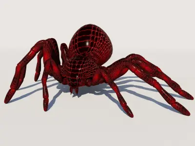 imazing spider Low-poly 3D model