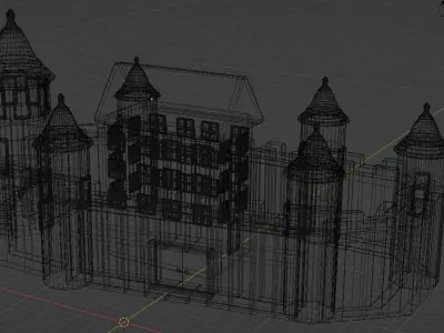 Fortress 3D model