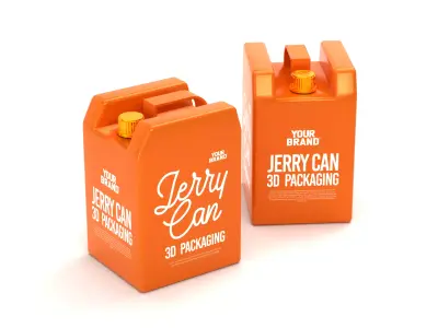 Jerrycan Packaging  Free 3D model
