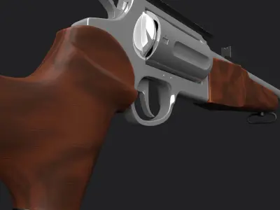 Carbine revolver 3D model