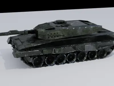 Tank Leopard 2A4 3D model