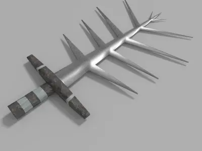 Melee Weapons Pack - Ancient 2 - Cartoon Style Free 3D model