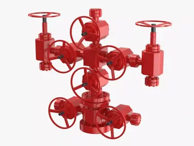 Oil Wellhead  3D model