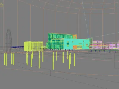 Industry Building 3D model by papan-denis - Polygon mesh