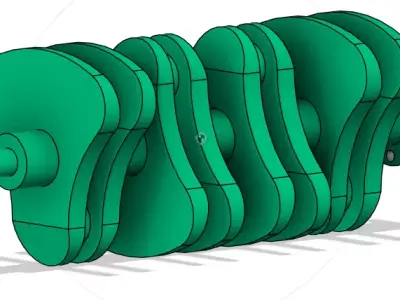 The Crank Shaft 3D model