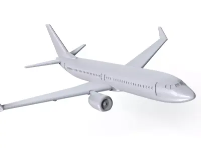 Boeing 732 aircraft 3D print model