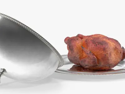  Cloche Cook with Roast Turkey 