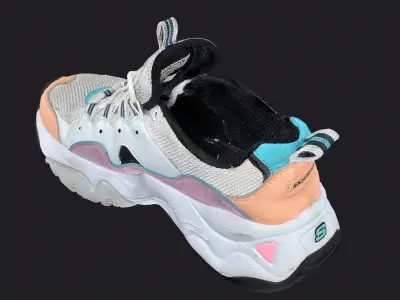 3D Scanned High Detailed Shoe with Photogrammetry 3D model