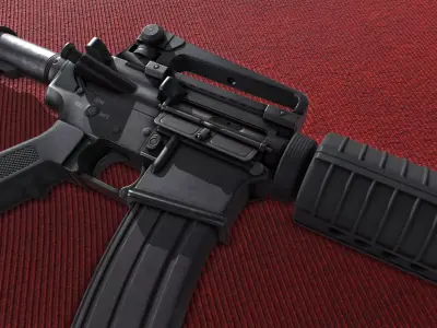 M4A1 Rifle Low-poly 3D model purchase