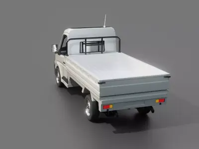 Renault Master Pickup Truck 3D model