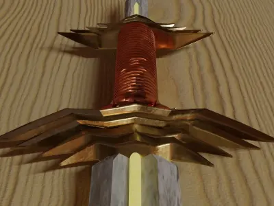 Sword Dragon Free 3D model