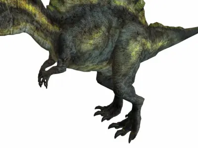 Spinosaurus Low-poly 3D model