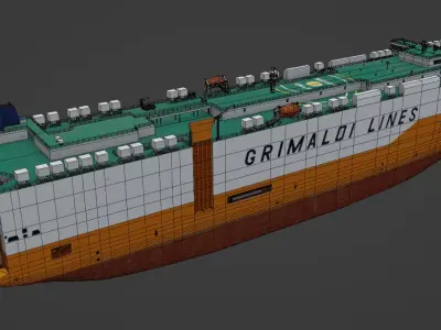 GRANDE NEW JERSEY Vehicles Carrier 3D model Low-poly 3D model