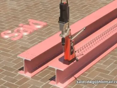Drilling Machine Free 3D model