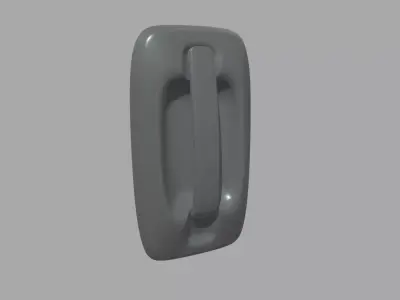 Car Door Handle 06 Low-poly 3D model