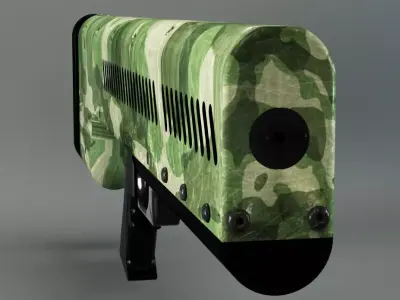 Laser carbine 3D model
