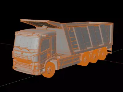 Volvo Electric FMX Tipper 2019 3D model