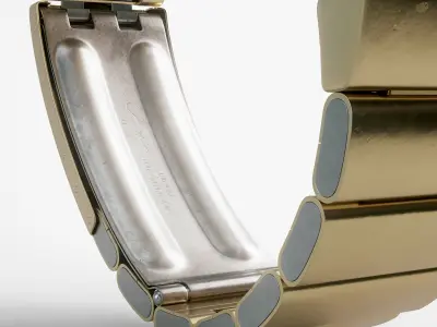 Retro Omega Digital Wristwatch 3D model