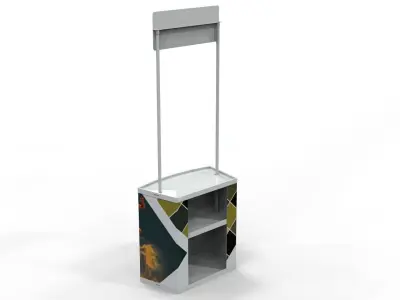 Promotional Counter Stand 3D model