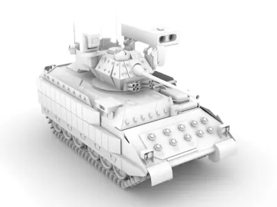 Tank military  3D model