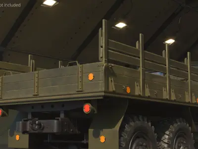  Utility Flatbed Cargo Body with Benches 