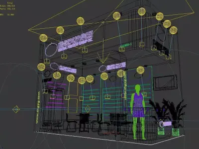 Exhibition - Area -3X6-3DMAX2009-21 3D model