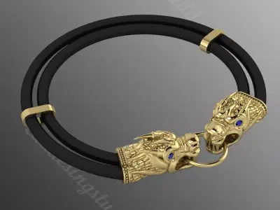 Bracelet ak5 Dragon  3D print model