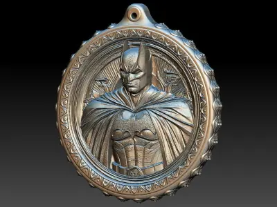  HM Batman Keychain 001  3D print model
