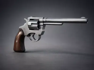 AAA Realistic Revolver 3D model