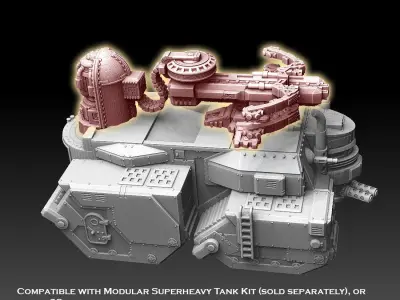 Rail Gun Ballista 3D print model
