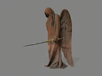 Angel Low-poly 3D model purchase