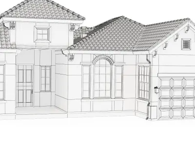 Private house 2 3D model