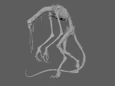 Creature 3D model 5