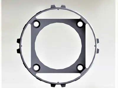 Plastic part for vacuum rate  3D model