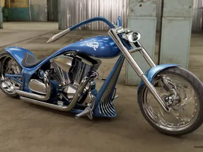 Wraith - Street Chopper 3D model