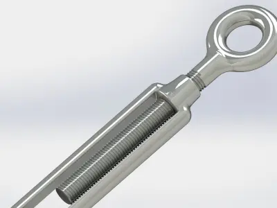 Turnbuckle M12x200 3D model