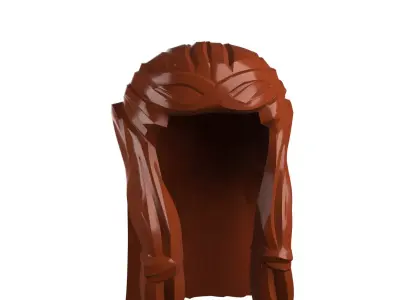 Custom3Dprint Minifigure Accessory - Minifigure Hair S2 - 033 3D print model