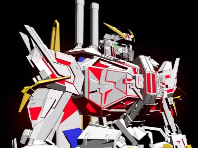 Model Robot gundam saiyuki 3D model
