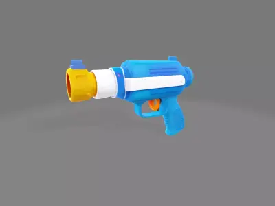 3D Game Gun 3D model