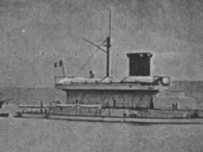 French coastal battleship La Tonnerre 3D print model