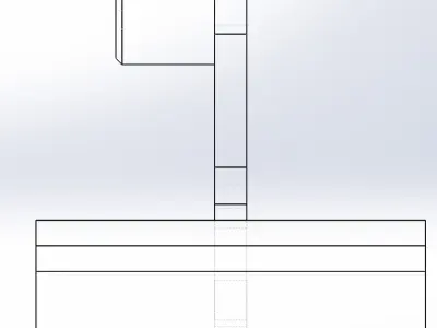 Carrier metal bracket 3D model