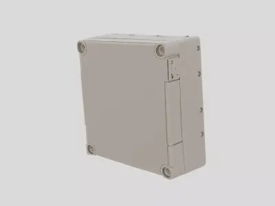 Industrial Factory Machine Electrical Enclosure for 3D print 3D model