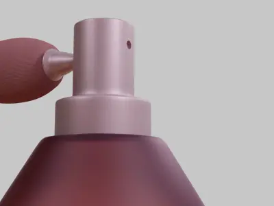 Vintage Perfume Bottle 3D model