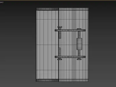 excavator bucket Low-poly 3D model