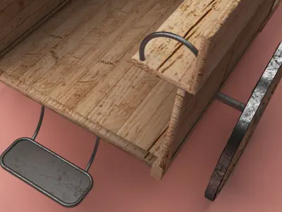 Hay Cart  3D model