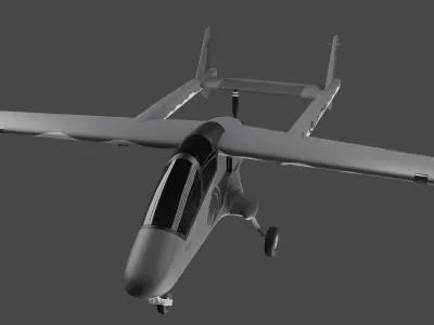 Bronco II - Advanced HIGH-PERF RECON LIGHT ATTACK AIRCRAFT - 3D model