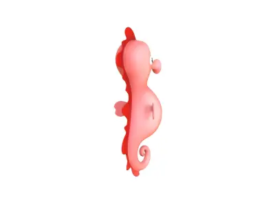 Sea Horse v001 3D model